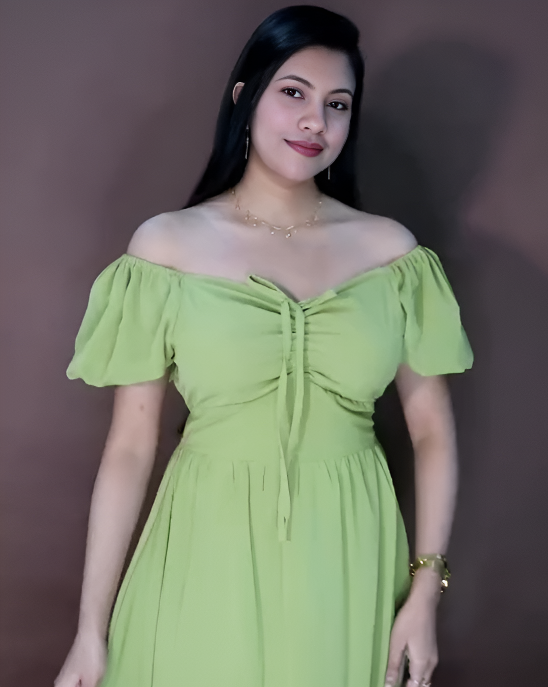 Green Flow Dress