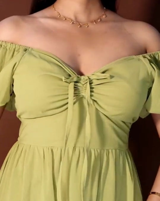 Green Flow Dress