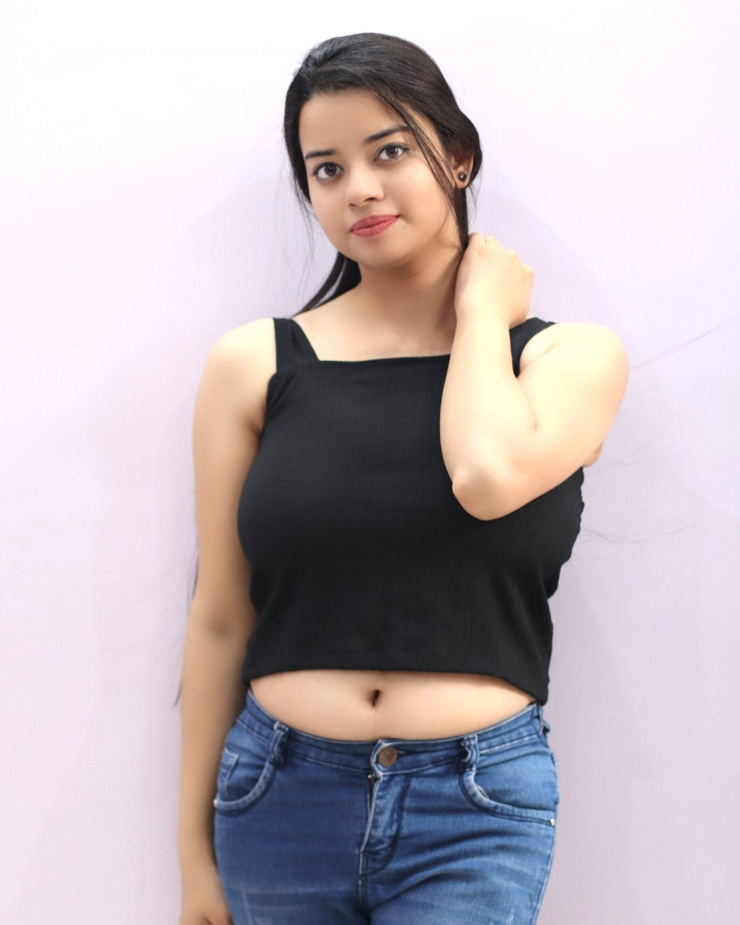 Black Crop Top