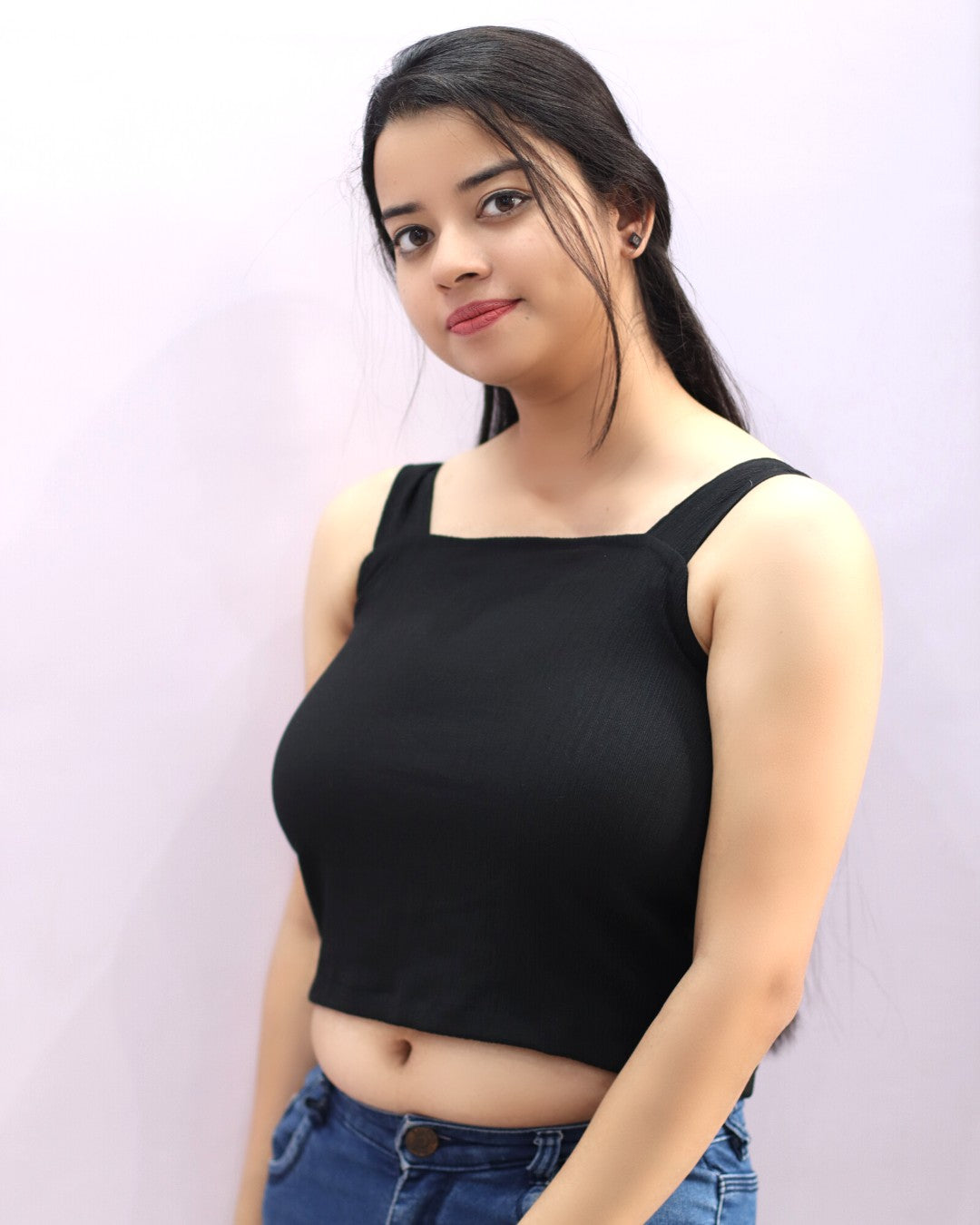 Black Crop Top